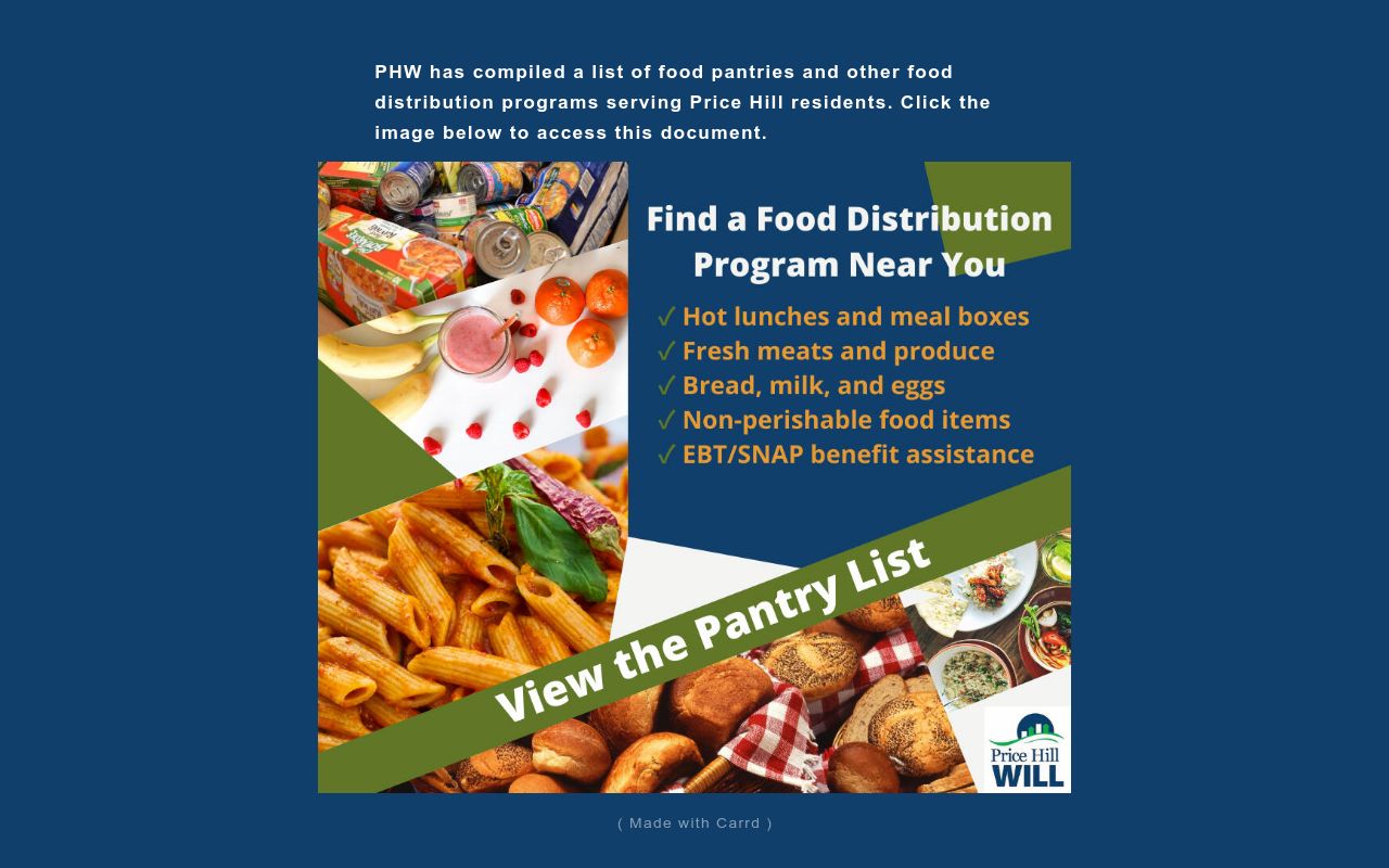 Food Distribution List